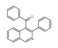 phenyl-(3-phenylisoquinolin-4-yl)methanone结构式