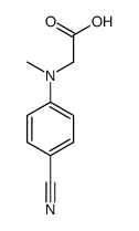 2-(4-cyano-N-methylanilino)acetic acid Structure