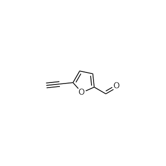 5-乙炔基呋喃-2-甲醛结构式