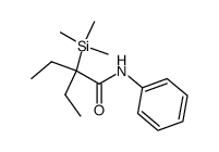 2-ethyl-N-phenyl-2-(trimethylsilyl)butanamide Structure