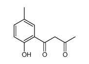 1-(2-hydroxy-5-methylphenyl)butane-1,3-dione结构式