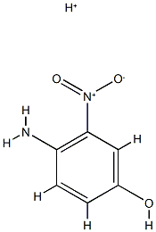 Phenol,4-amino-3-nitro-,conjugate monoacid (8CI)结构式
