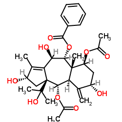 9-Deacetyl-9-benzoyl-10-debenzoyltaxchinin A structure