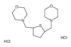 4-[[(2S,5R)-5-(morpholin-4-ylmethyl)thiolan-2-yl]methyl]morpholine,dihydrochloride Structure