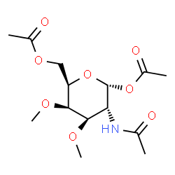 2-Acetylamino-3-O,4-O-dimethyl-2-deoxy-α-D-galactopyranose 1,6-diacetate picture