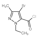 4-溴-1-乙基-3-甲基-1H-吡唑-5-羰酰氯图片