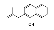 2-(2-methylprop-2-enyl)naphthalen-1-ol结构式
