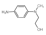 2-[(4-aminophenyl)(methyl)amino]ethan-1-ol结构式