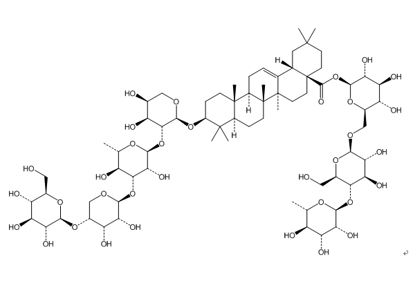 Clematichinenoside C Structure