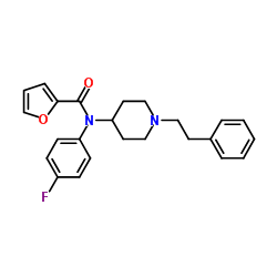 N-(4-Fluorophenyl)-N-[1-(2-phenylethyl)-4-piperidinyl]-2-furamide Structure