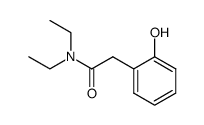 N,N-diethyl-2-(2-hydroxyphenyl)acetamide结构式