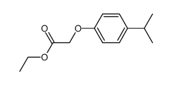 ethyl (4-isopropylphenoxy)acetate结构式