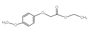 Acetic acid,2-(4-methoxyphenoxy)-, ethyl ester structure