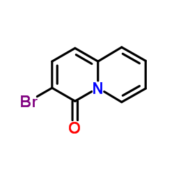 3-Bromo-4H-quinolizin-4-one Structure