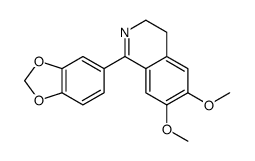 1-(1,3-benzodioxol-5-yl)-6,7-dimethoxy-3,4-dihydroisoquinoline Structure