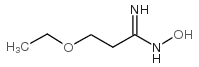 3-ETHOXY-N-HYDROXY-PROPIONAMIDINE structure