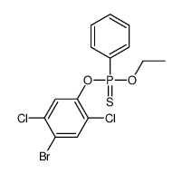 O-(2,5-DICHLORO-4-BROMOPHENYL)O-ETHYLPHENYLPHOSPHONOTHIONATE Structure