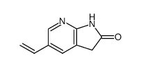 5-vinyl-1,3-dihydro-2H-pyrrolo[2,3-b]pyridin-2-one Structure
