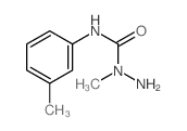 1-amino-1-methyl-3-(3-methylphenyl)urea结构式