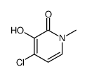 2(1H)-Pyridone,4-chloro-3-hydroxy-1-methyl- (8CI)结构式