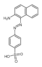 4-(2-amino-[1]naphthylazo)-benzenesulfonic acid结构式