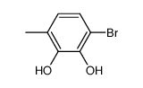 1,2-Benzenediol, 3-bromo-6-methyl- (9CI) Structure