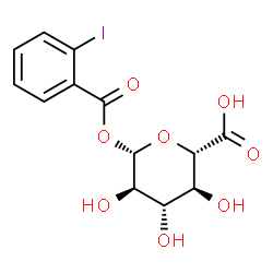 2-iodobenzoyl glucuronide结构式