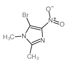 5-bromo-1,2-dimethyl-4-nitroimidazole结构式