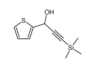 1-(thiophen-2-yl)-3-(trimethylsilyl)prop-2-yn-1-ol结构式