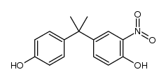 2-nitrobisphenol A Structure