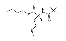 N-(Trifluoroacetyl)-L-methionine butyl ester结构式