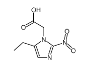(5-ethyl-2-nitro-imidazol-1-yl)-acetic acid结构式