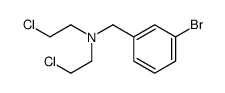 N,N-Bis(2-chloroethyl)-m-bromobenzylamine Structure