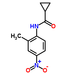 N-(2-Methyl-4-nitrophenyl)cyclopropanecarboxamide Structure