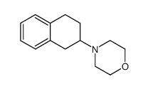 4-(1,2,3,4-Tetrahydronaphthalen-2-yl)morpholine结构式