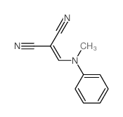 Propanedinitrile,2-[(methylphenylamino)methylene]-结构式