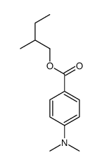 2-methylbutyl 4-(dimethylamino)benzoate Structure