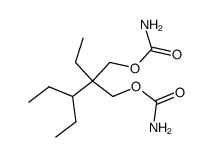 2-Aethyl-2-(1-aethyl-propyl)-1,3-dicarbamoyloxy-propan Structure