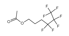 4,4,5,5,6,6,6-heptafluorohexyl acetate结构式