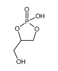4-hydroxymethyl-2-oxo-2λ5-[1,3,2]dioxaphospholan-2-ol结构式