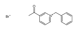 1-(1-benzylpyridin-1-ium-3-yl)ethanone,bromide结构式