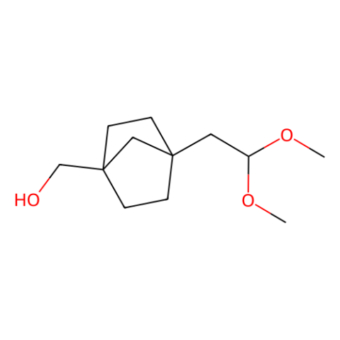 [4-(2,2-dimethoxyethyl)norbornan-1-yl]methanol structure