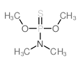Phosphoramidothioicacid, dimethyl-, O,O-dimethyl ester (6CI,8CI,9CI)结构式