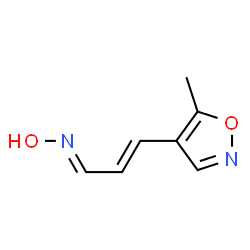 2-Propenal,3-(5-methyl-4-isoxazolyl)-,oxime,(1E)-(9CI) structure