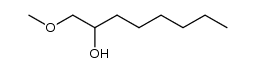 1-methoxyoctan-2-ol结构式