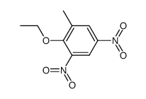 2-methyl-4,6-dinitro-phenetole结构式