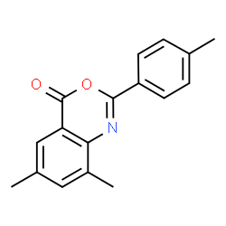 6,8-Dimethyl-2-(4-methylphenyl)-4H-3,1-benzoxazin-4-one structure