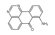 8-Aminopyrimidinoanthrone结构式