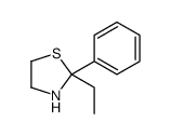 2-ethyl-2-phenyl-1,3-thiazolidine Structure