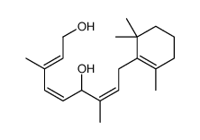 3,7-dimethyl-9-(2,6,6-trimethylcyclohex-1-enyl)nona-2,4,7-triene-1,6-diol structure